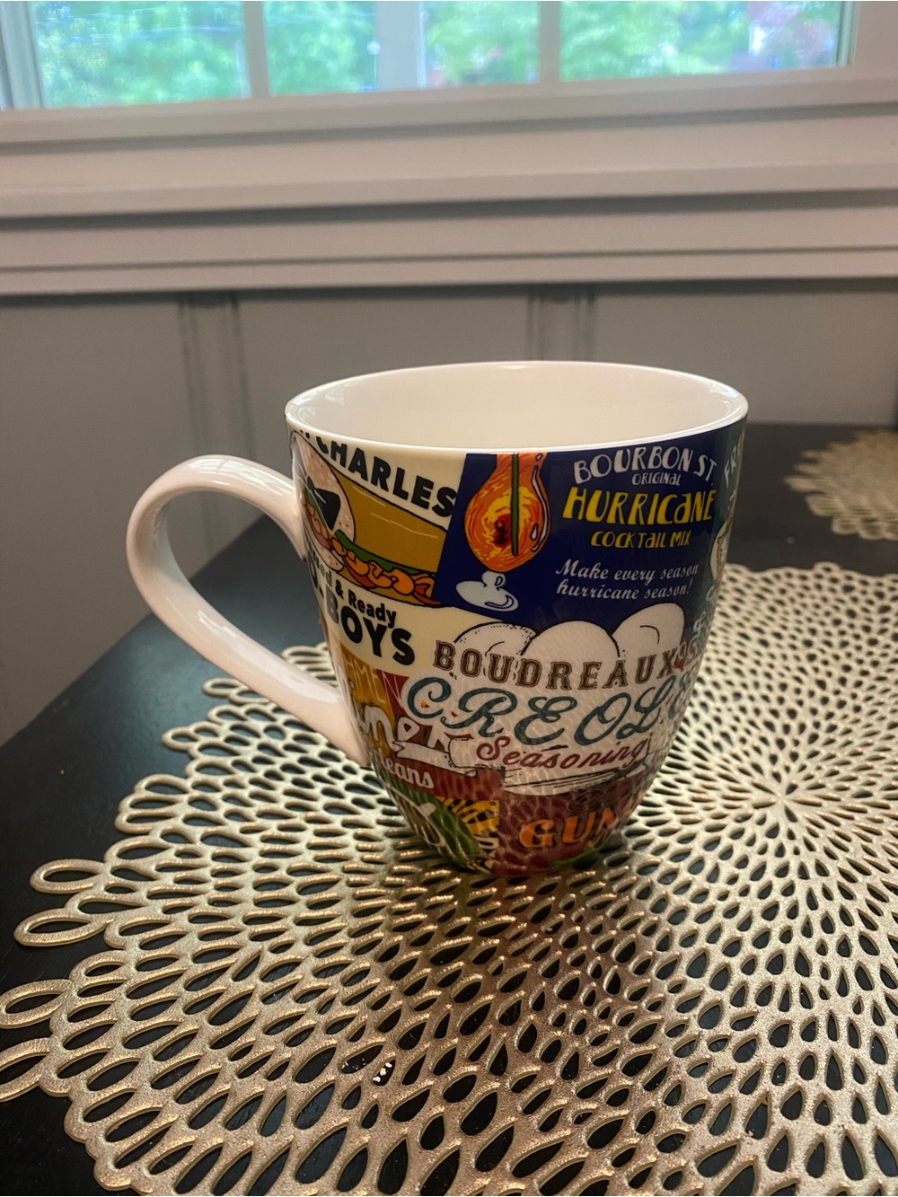 New Orleans Restaurant Icons Mug